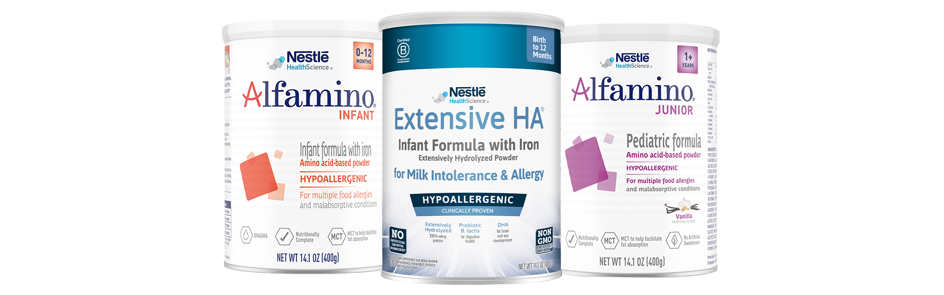 Alfamino Hypoallergenic noonger Amino Acid Based